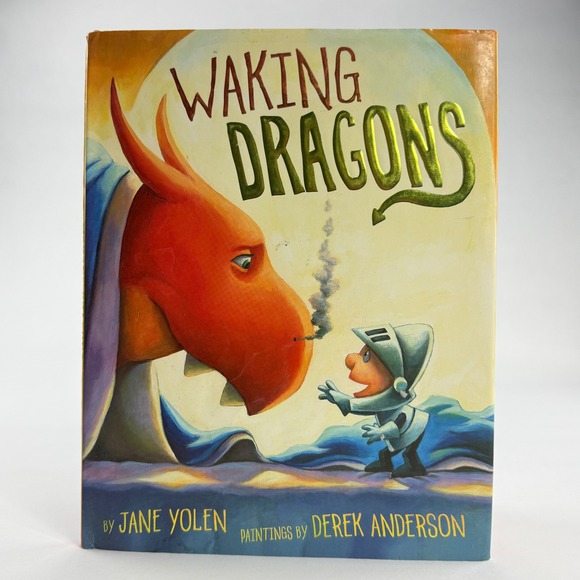 Other - Waking Dragons Jane Yolen Hardcover First Edition Childrens Book Derek Anderson